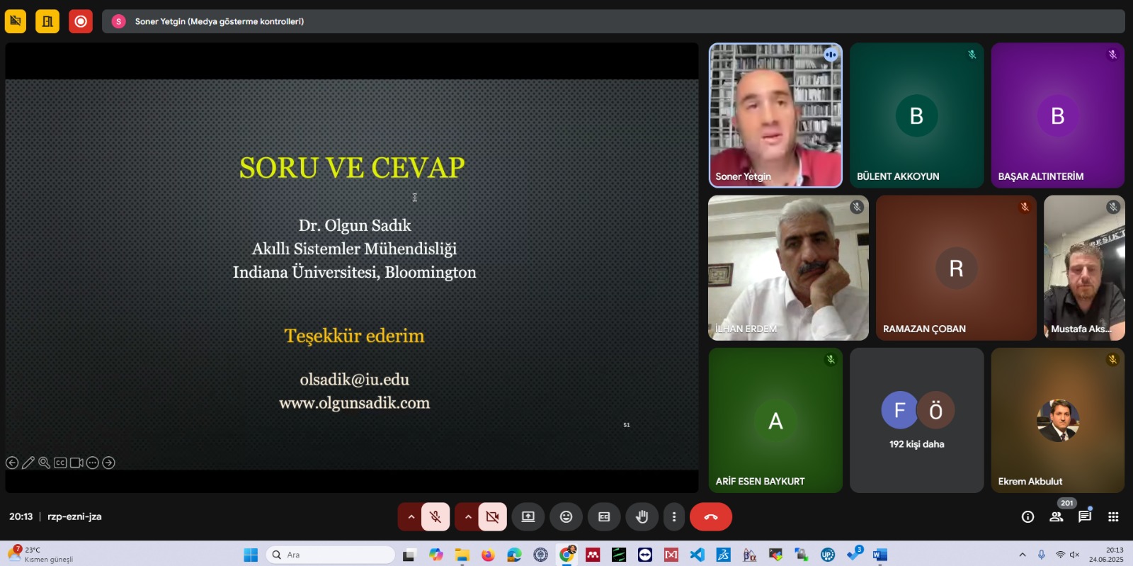 Eğiticilere Yönelik "Üretken Yapay Zeka ve Öğrenme Sürecine Dayalı Değerlendirme" Eğitimi Gerçekleştirildi